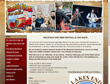 Tablet Screenshot of mountainhighbbqfestival.com